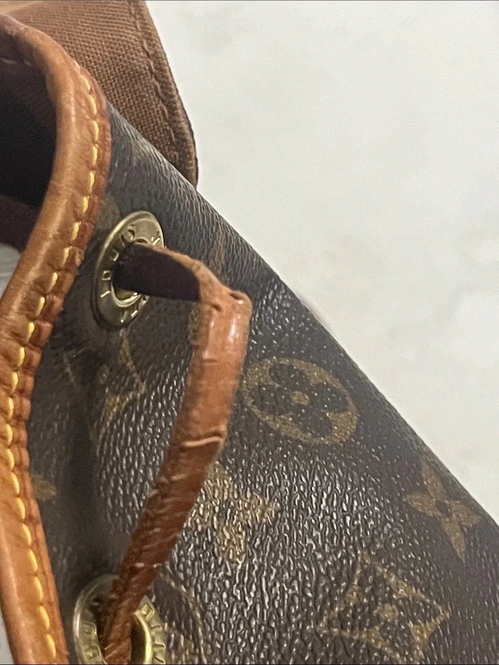 Louis Vuitton Monogram Montsouris MM Women's Backpack Brown